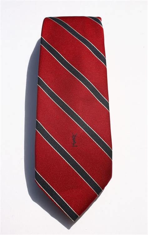 ysl red tie|vintage ysl tie.